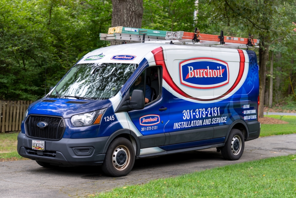 installation tank for heating & cooling outside home